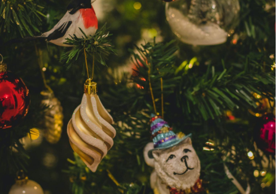 Unlit Artificial Christmas Trees: Surprisingly Romantic