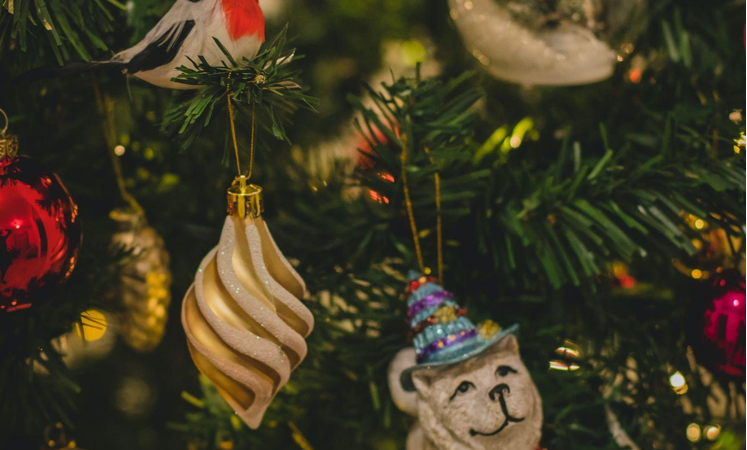 Unlit Artificial Christmas Trees: Surprisingly Romantic