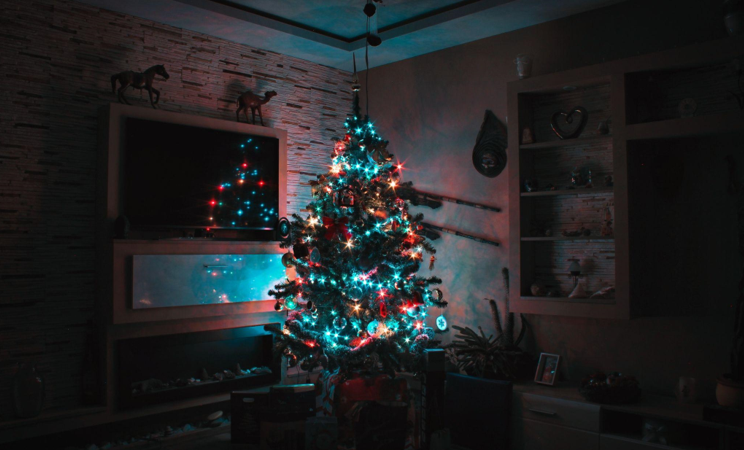 The Healing Power of Flocked Christmas Trees with Lights